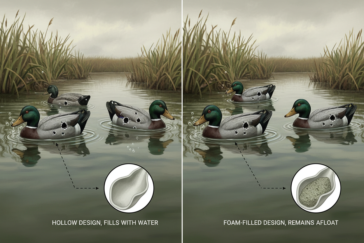 Duck-Decoys-Sink-V/s-Float-comparison