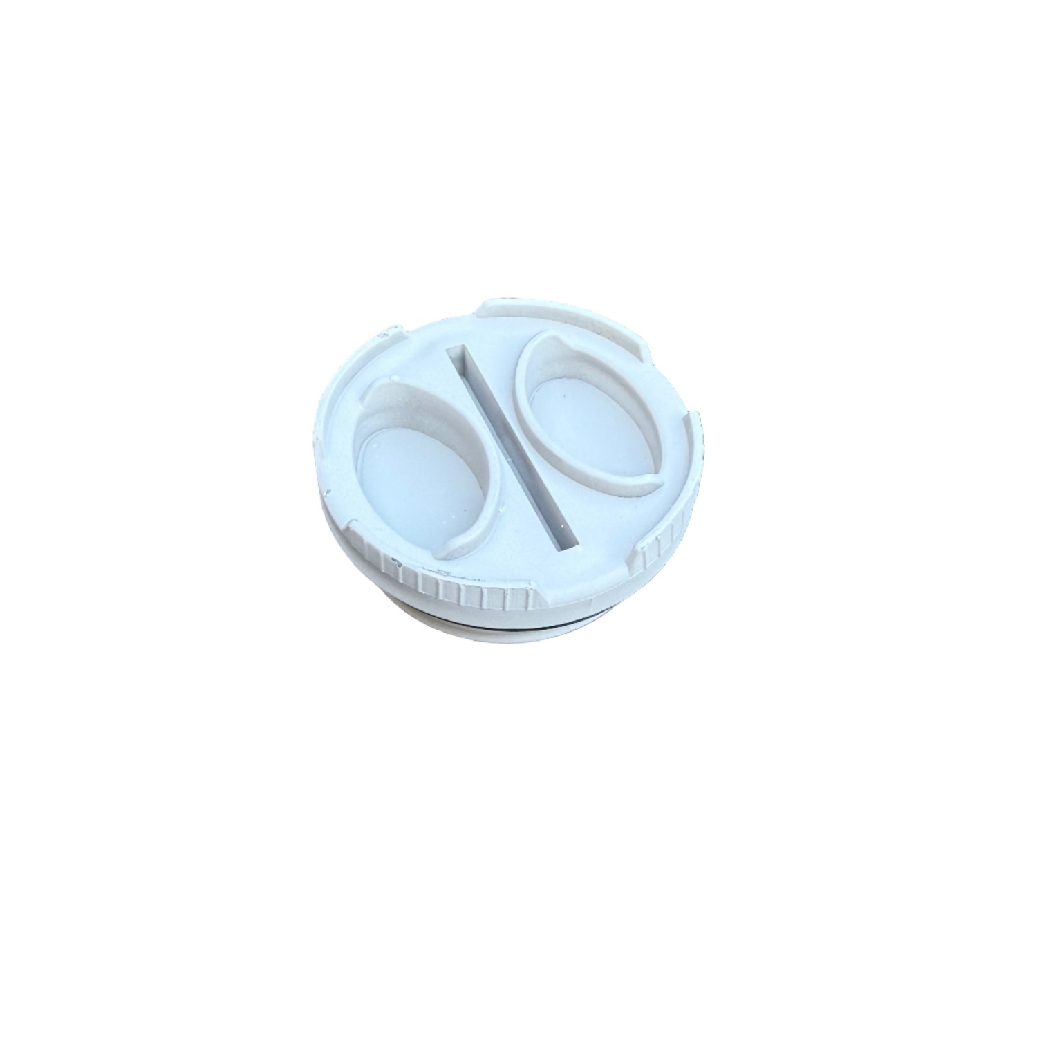 White plastic replacement cap for jahpoo decoy