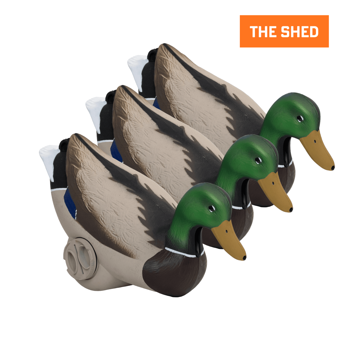 Flyway Deputy - Motion Duck Decoy Three - Pack Mallard Drake (The Shed) - Jahpoo