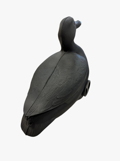 Backside of Jahpoo flyway motion duck duck decoy matte black