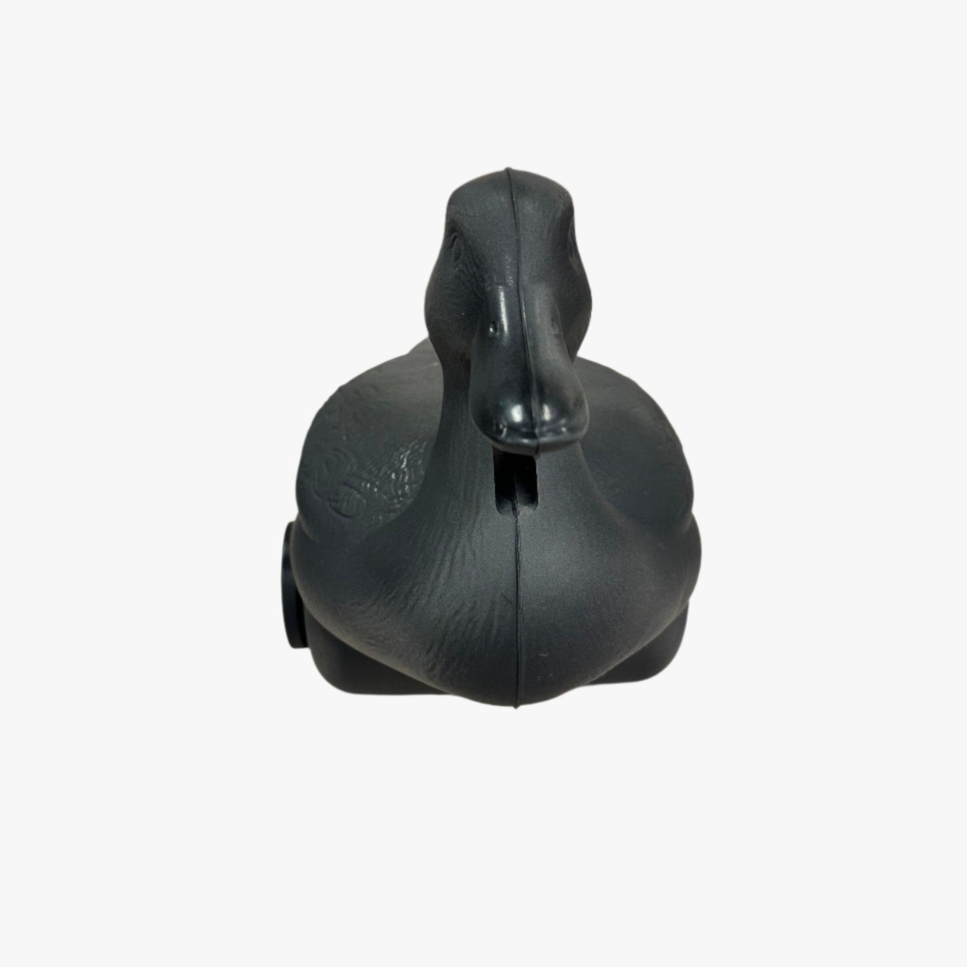 Forward facing Jahpoo Flyway Deputy Matte Black Motion Duck Decoy 
