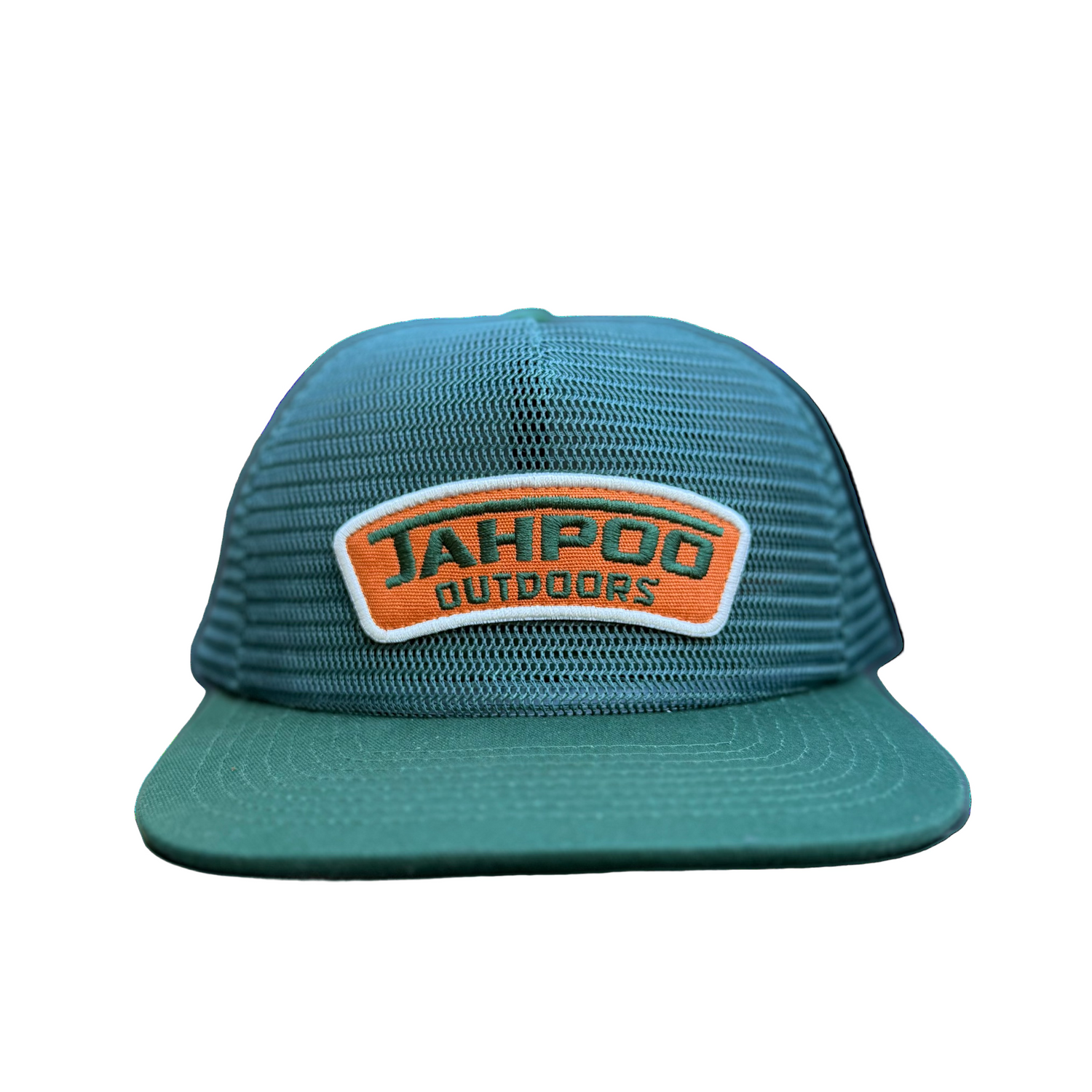 Green Mesh Jahpoo Hat front 